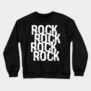 rock psychodelic logo Crewneck Sweatshirt